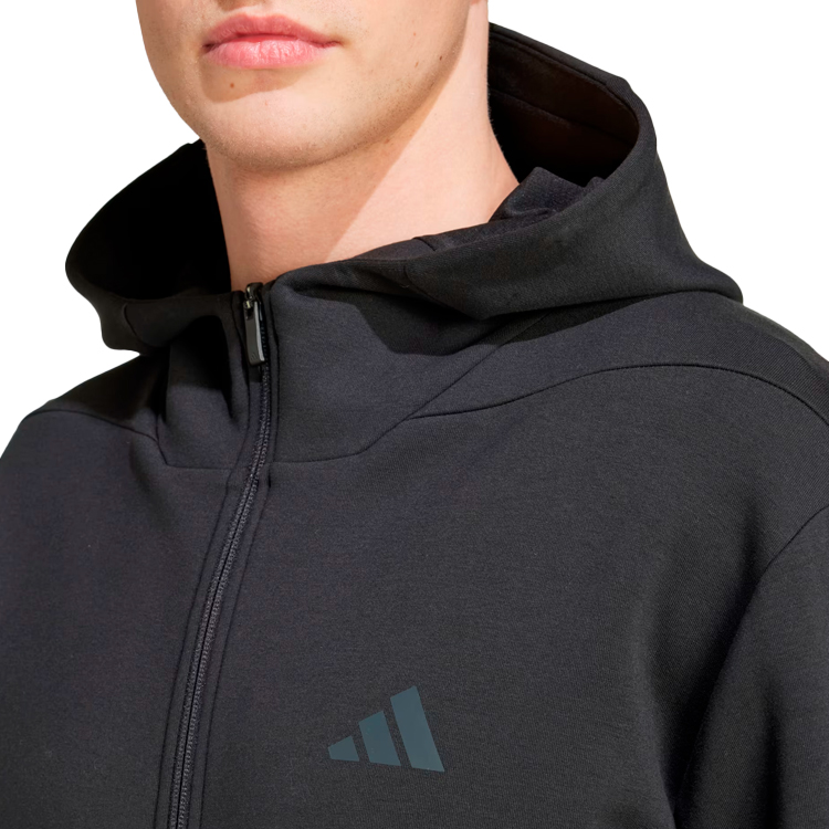 Мужская Толстовка Adidas D4T FULL-ZIP HO M Черный photo 4