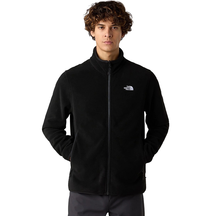 Hanorac pt bărbați The North Face M GLACIER FLEECE JACKET S Negru photo 1