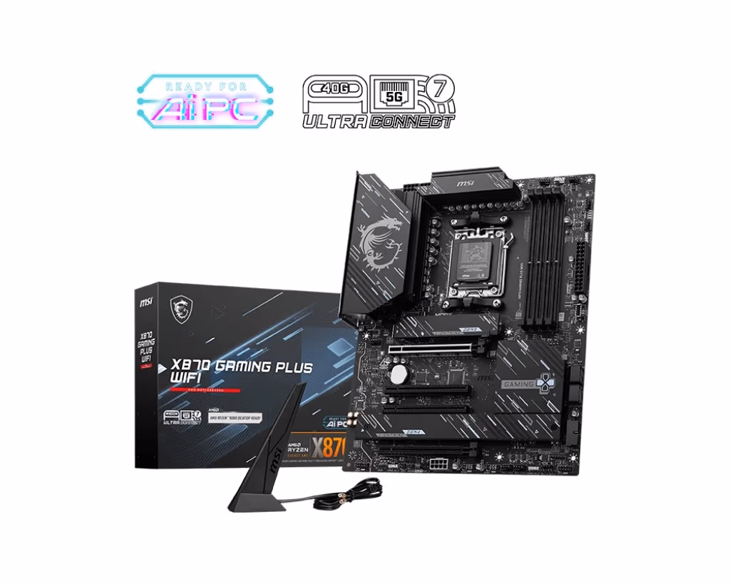 Placa de baza  MSI X870 GAMING PLUS WIFI/ AM5 / AMD X870 / DDR5 / ATX