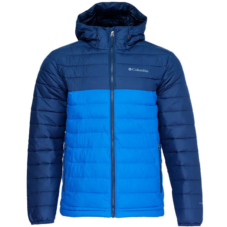 Geacă pt Barbati Columbia Powder Lite Hooded Jacket M Albastru photo 2
