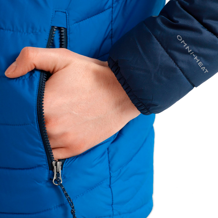 Geacă pt Barbati Columbia Powder Lite Hooded Jacket M Albastru photo 4