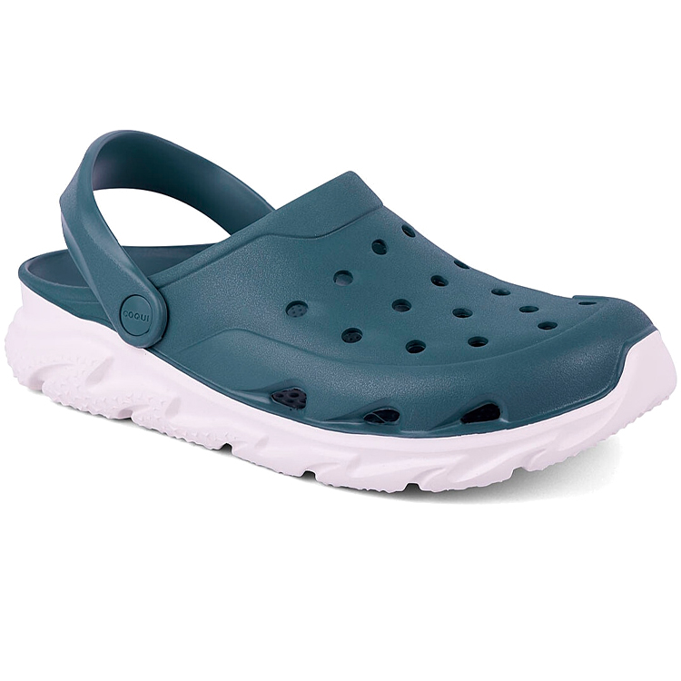 Slapi COQUI Clogs CODY DUAL pt Barbati / 41 / Gri-alb photo 2