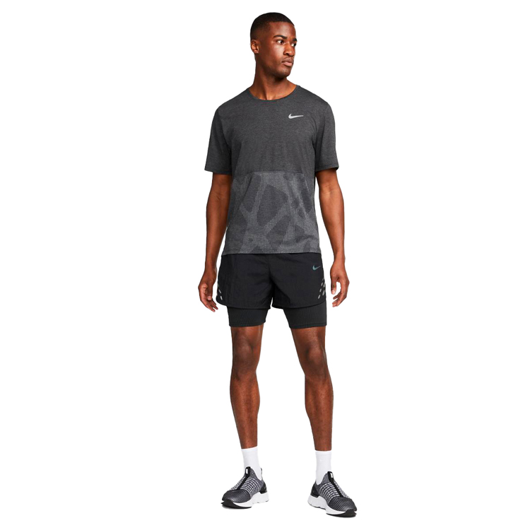 Футболка мужская Nike M NK DF RUN DVN CORE SS TOP 2XL Серый photo 3