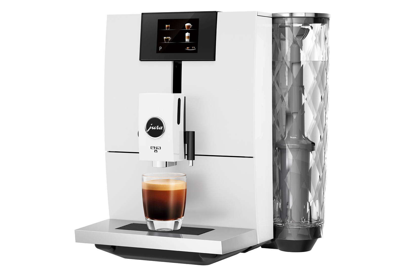 Aparat de cafea Espresso JURA ENA8 Full Nordic White Touch, 15332 / 15 bar / Espresso photo 1 Aparat de cafea Espresso JURA ENA8 Full Nordic White Touch, 15332 / 15 bar / Espresso photo 1