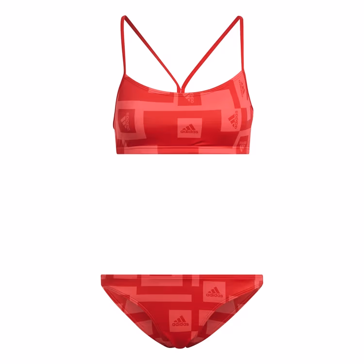 Costum p/u inot Adidas BARS AOP BIKINI