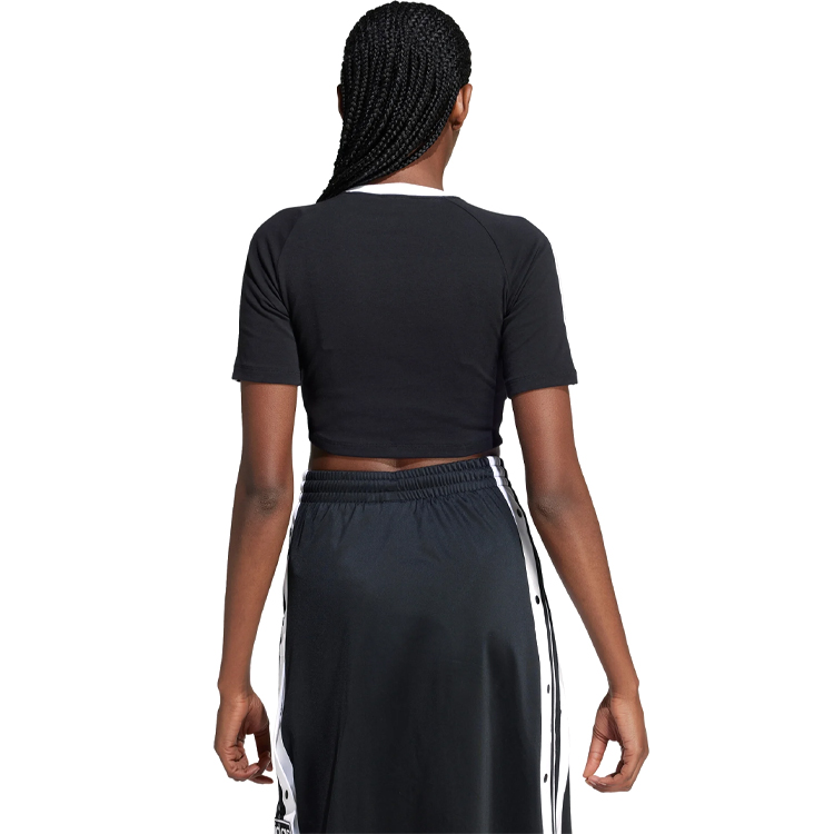 Tricou Adidas 3 S BABY TEE XXS Negru Femei photo 4