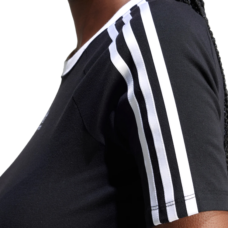 Tricou Adidas 3 S BABY TEE XXS Negru Femei photo 5