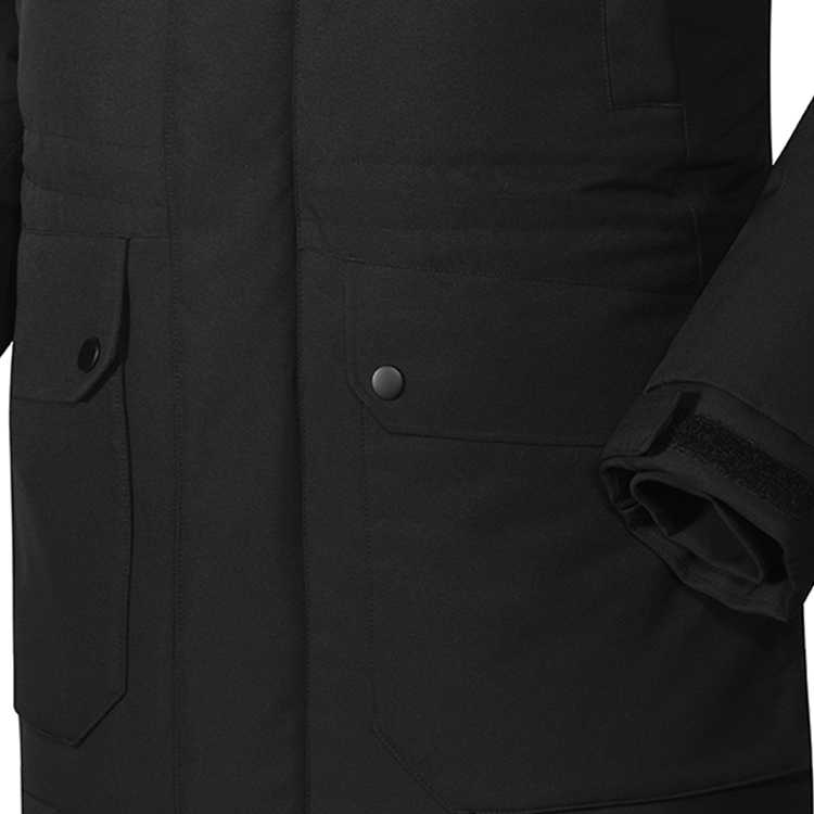 Куртка мужская Kailas Long Thick Fur Down Jacket XL Черный photo 3