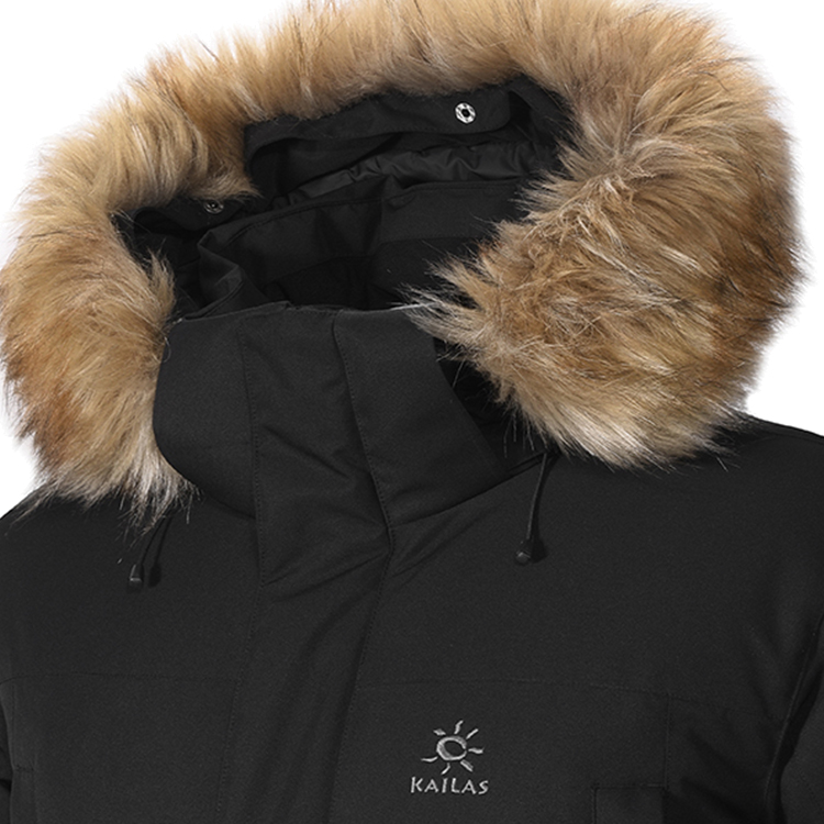 Куртка мужская Kailas Long Thick Fur Down Jacket XL Черный photo 4