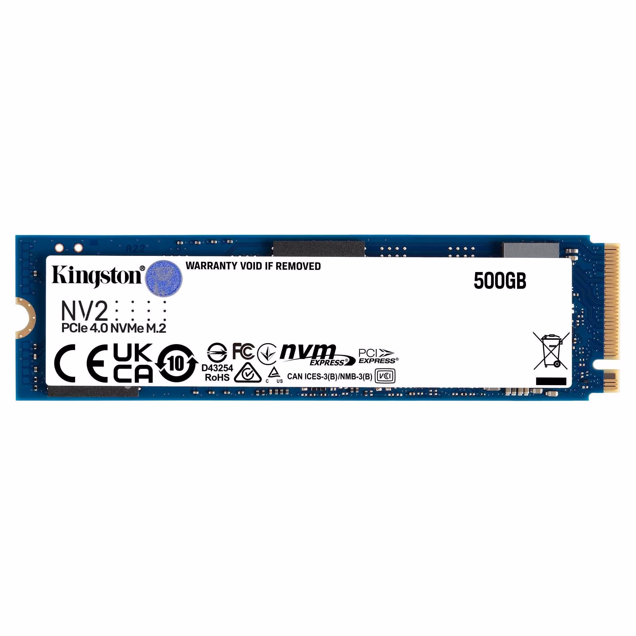 M.2 NVMe SSD Kingston NV2 500ГБ (SNV2S/500G)