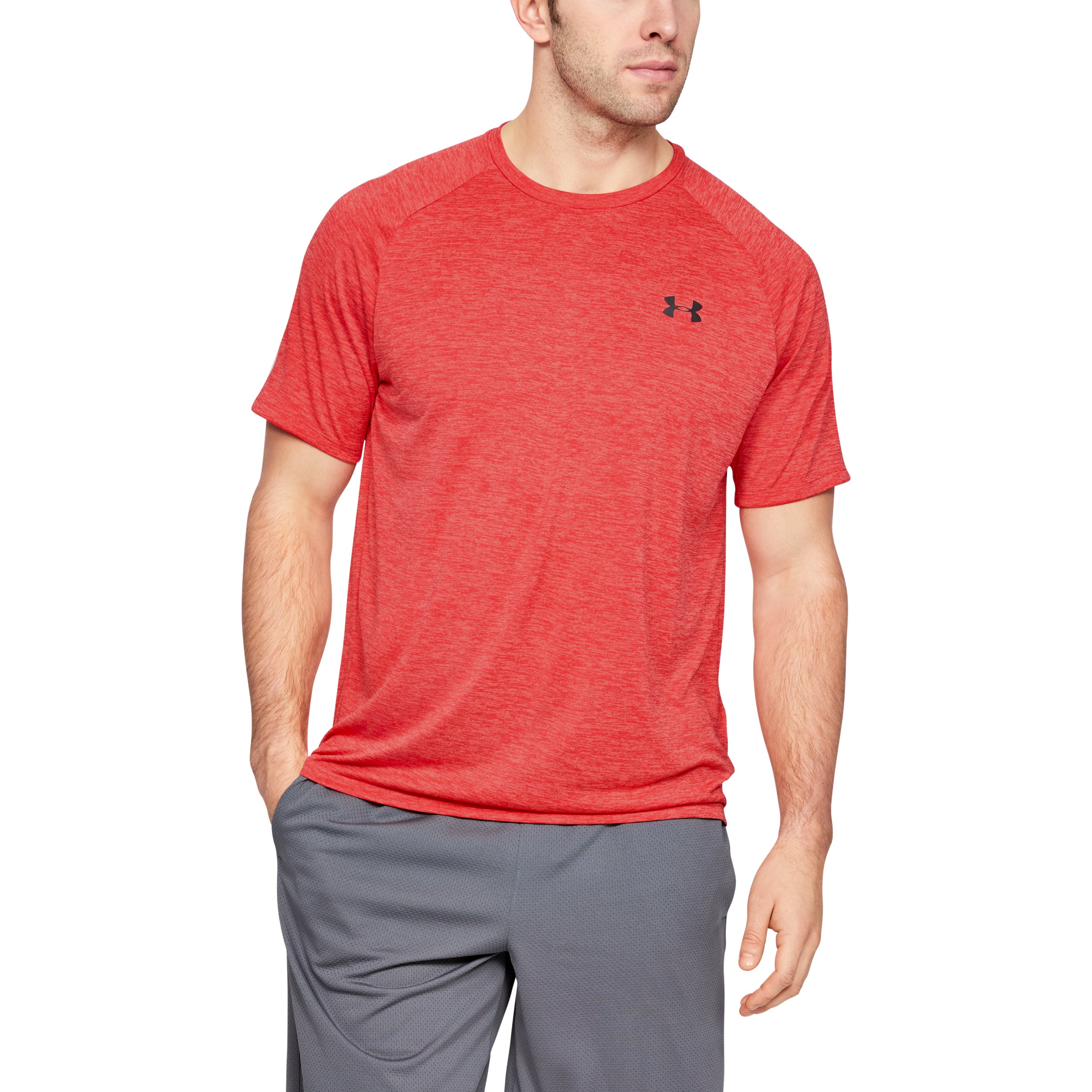 Tricou bărbătesc Under Armour UA Tech 2.0 SS Tee LG Rosu photo 3