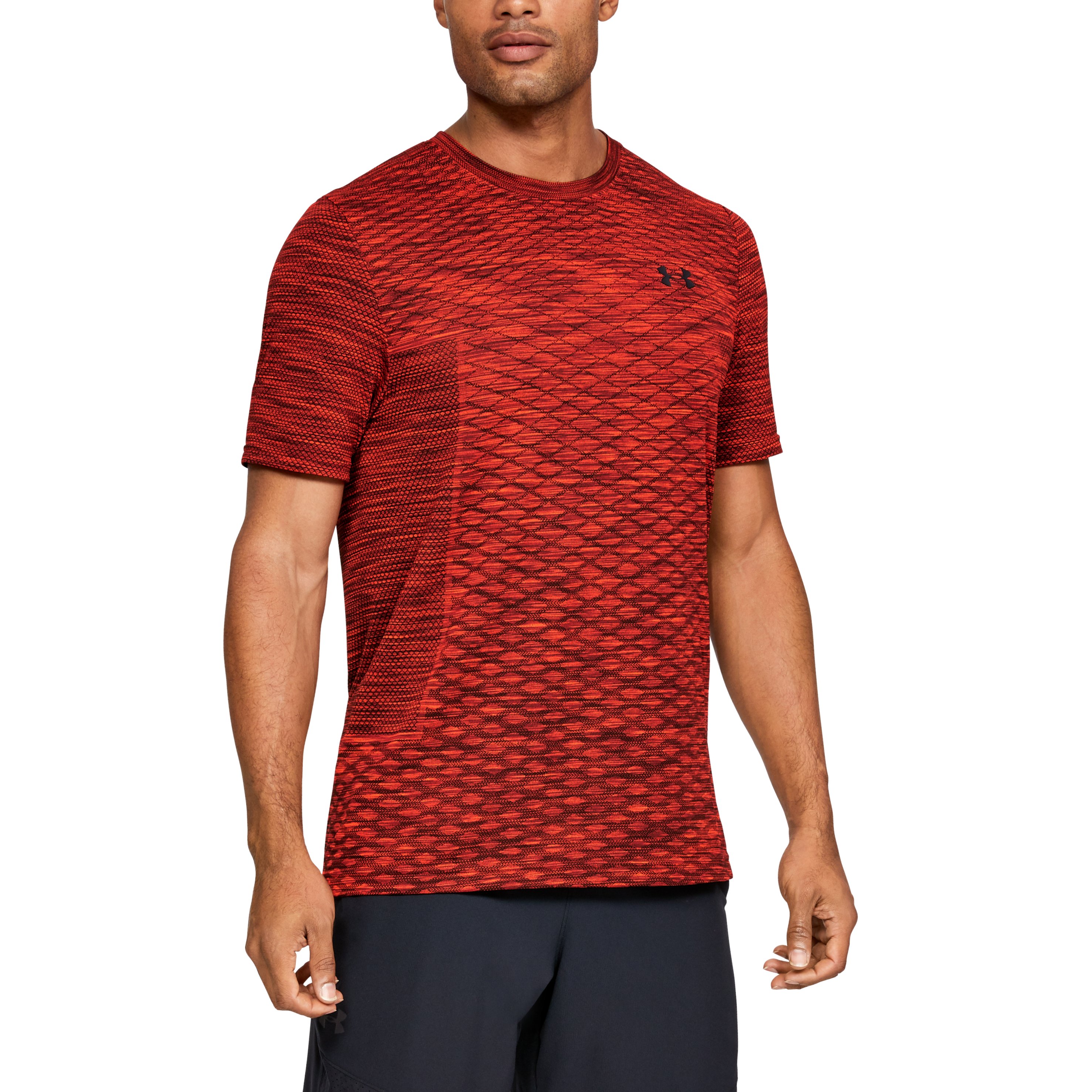 Tricou bărbătesc Under Armour Vanish Seamless SS Novelty LG Rosu photo 5