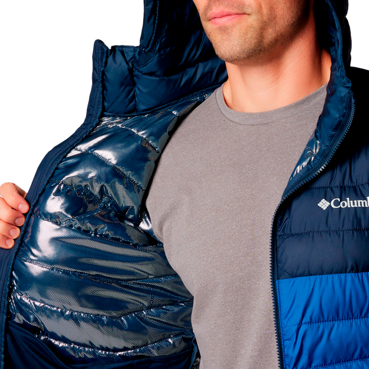 Куртка мужская Columbia Powder Lite II Hooded Jacket S Синий photo 4