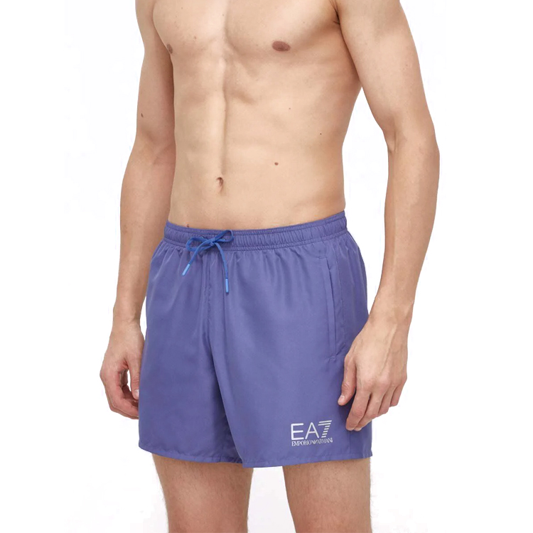 Sorti de bărbați EA7 EMPORIO ARMANI MENS WOVEN BOXER 46 Violet photo 2