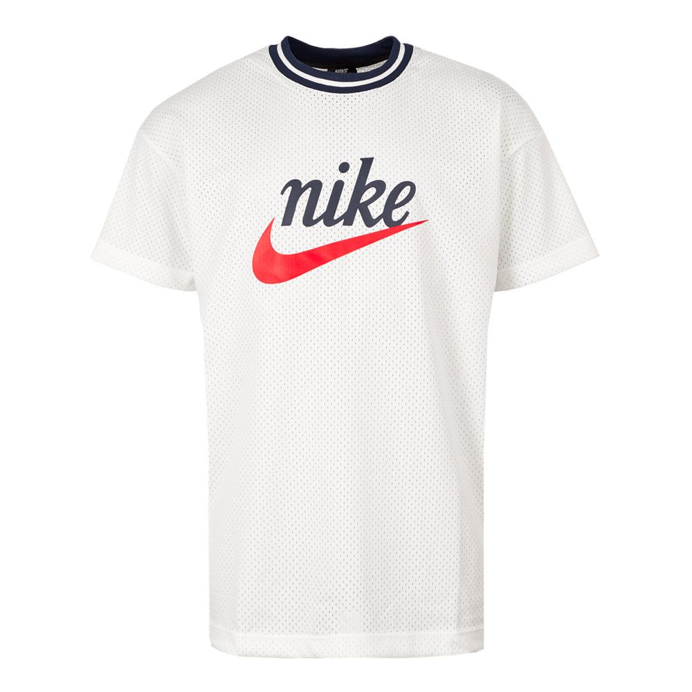 Tricou bărbătesc Nike M NSW HE TOP SS MESH GX L Alb photo 1