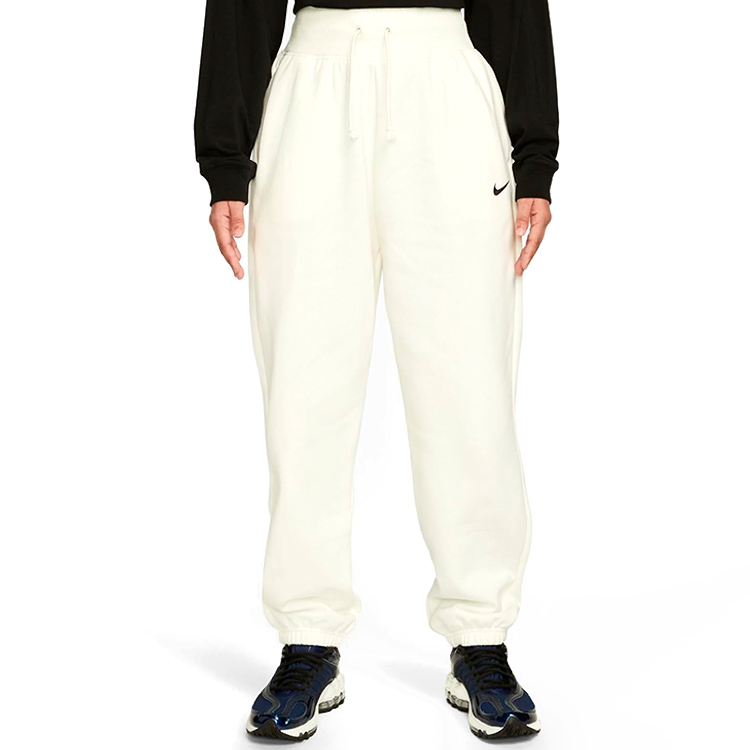 Брюки Nike W NSW PHNX FLC HR OS PANT 2XS Бежевый Женский photo 2