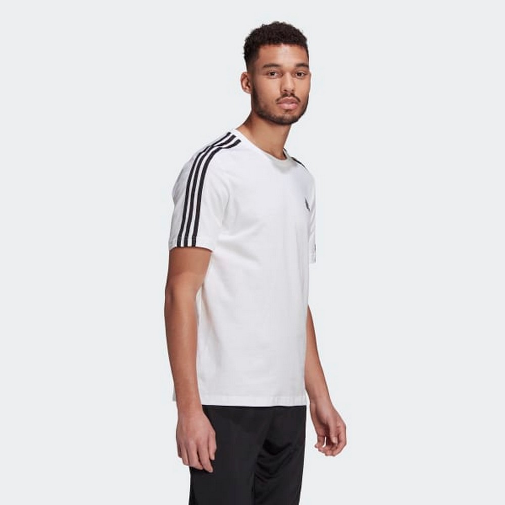 Tricou bărbătesc Adidas M 3S SJ T XL Alb photo 2