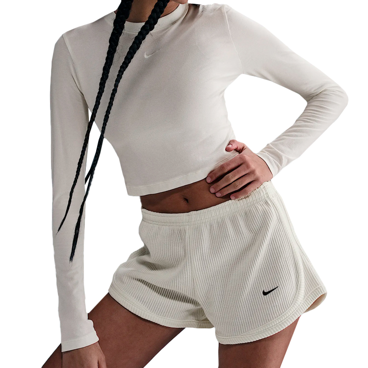 Шорты Nike W NSW NK CHLL WFL MR 3 SHORT M Бежевый Женский photo 1
