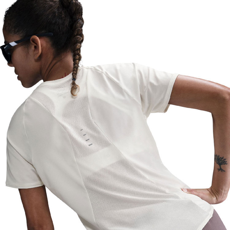 Tricou Nike W NK SWIFT DF SS TOP / Femei / XS / Bej photo 4