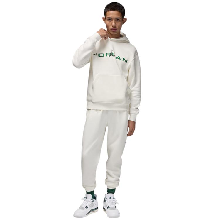 Hanorac pt bărbați Nike M J ESS JD AIR STRCH FLC HDY S Alb photo 4