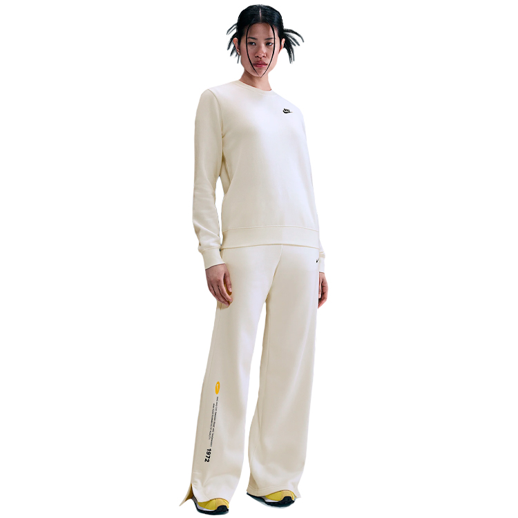 Брюки Nike W NSW CLASSIC+ WIDE LEG SPD S Бежевый Женский photo 5