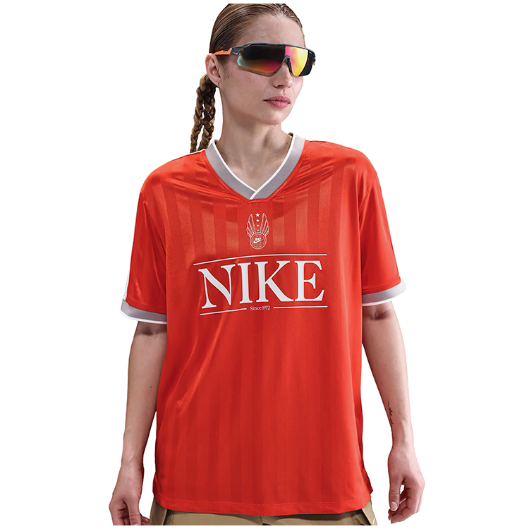 Tricou Nike W NSW V NECK JERSEY L Oranj Femei photo 1