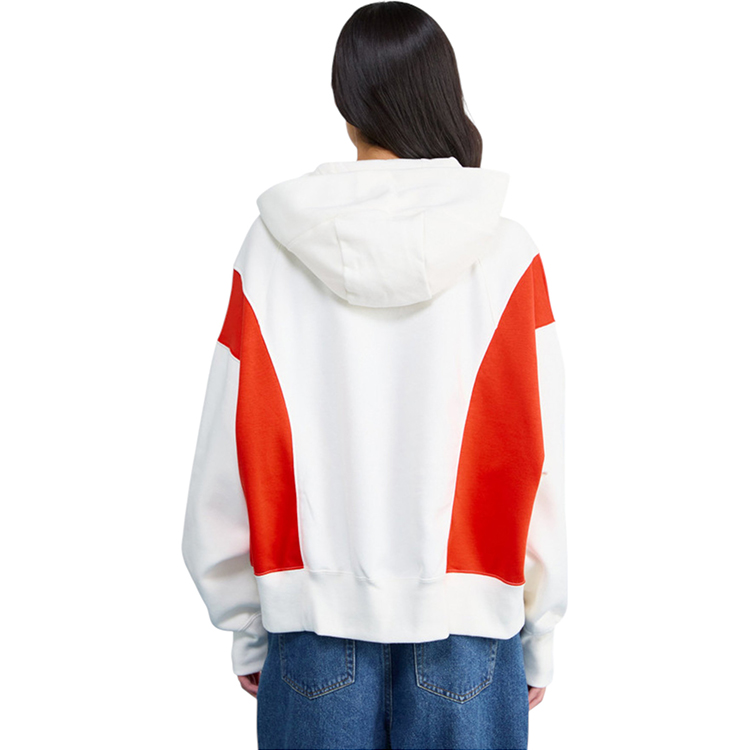 Jacheta Nike W NSW PHNX FLC REMIX OOS HDY S Bej Femei photo 2