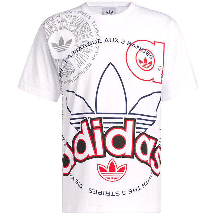 Tricou bărbătesc Adidas MULTI LOGO TEE XS Alb photo 1 Tricou bărbătesc Adidas MULTI LOGO TEE XS Alb photo 1