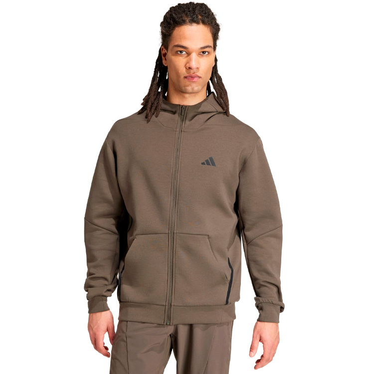 Мужская Толстовка Adidas D4T FULL-ZIP HO M Зеленый photo 4