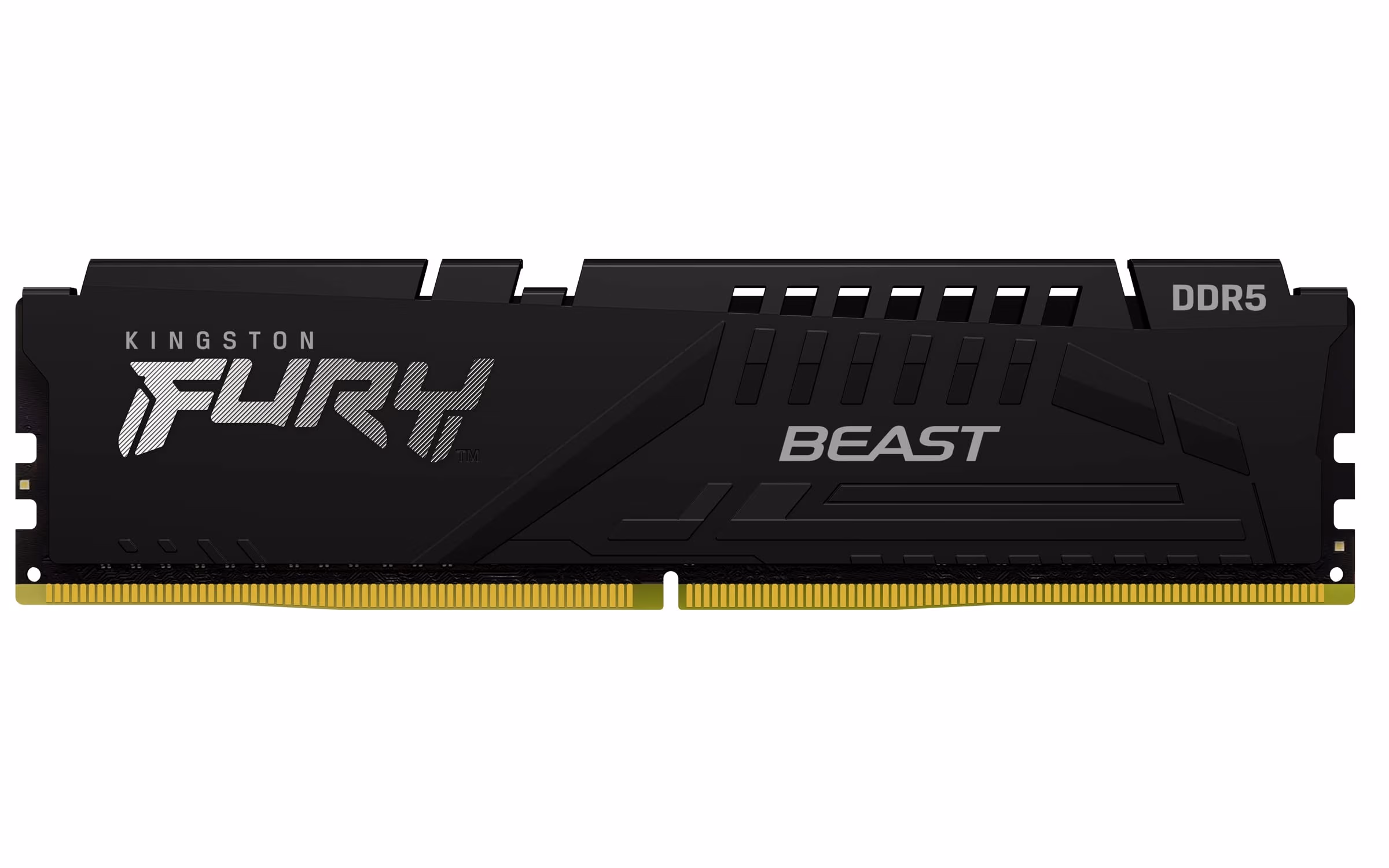 8GB DDR5-4800  Kingston FURY® Beast DDR5, PC38400, CL38, 1.1V, 1Rx16, Auto-overclocking, Asymmetric BLACK low-profile heat spreader, Intel XMP 3.0 Ready  (Extreme Memory Profiles)