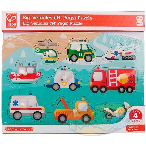 Hape E1406A Emergency Peg Puzzle photo 1