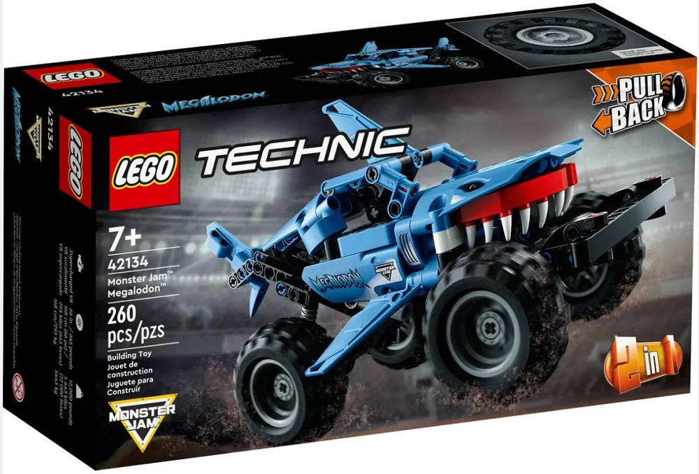 Constructor Lego Technic Monster Jam Megalodon 42134 de la 7+ ani photo 1 Constructor Lego Technic Monster Jam Megalodon 42134 de la 7+ ani photo 1