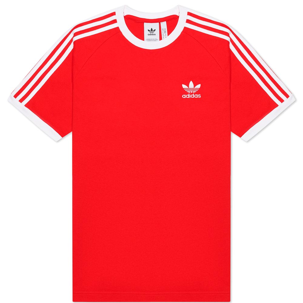 Футболка мужская Adidas 3-STRIPES TEE S Красный photo 1