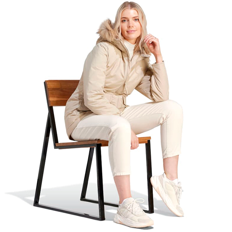 Куртка Adidas W HO FUR PA L Бежевый  Женский photo 4