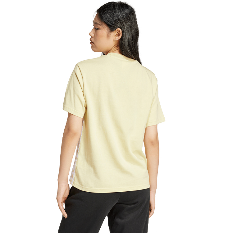Tricou Adidas W 3S SJ T XXS Galben Femei photo 3