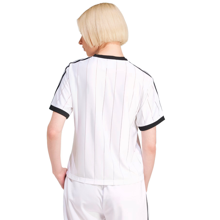 Tricou Adidas 3 S PNST TEE XXS Alb Femei photo 3