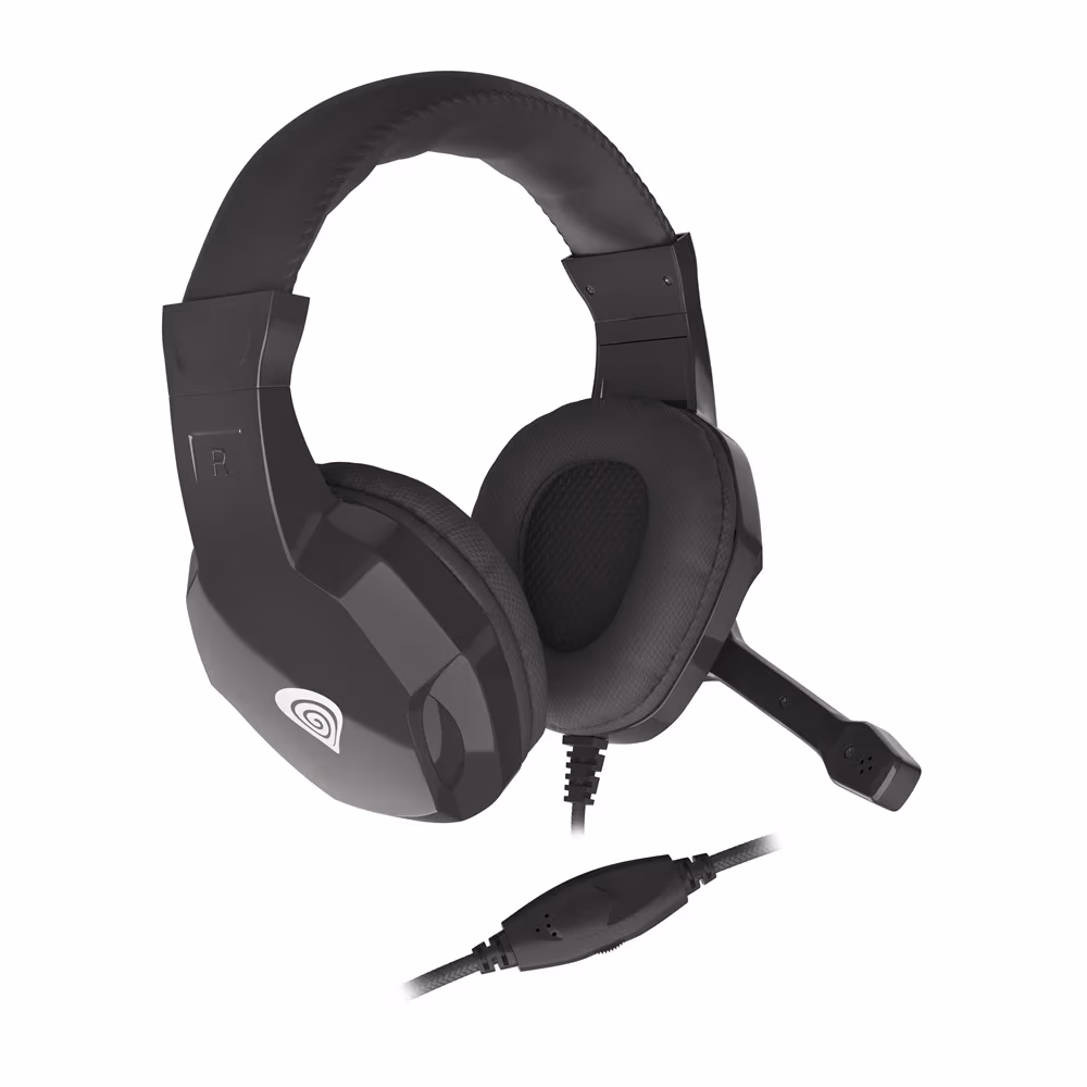 Genesis Headset Argon 100, Stereo, Black