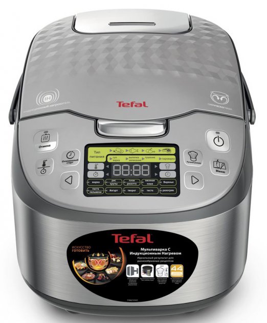 Мультиварка Tefal RK807D34 /5 л и более / 1200 / 44авто-программ / Серебристый photo 1