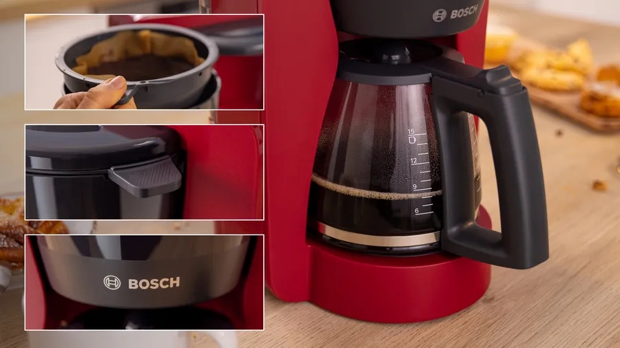 Cafetiera Bosch TKA3M134 / 1.4 l / Cu picurare / Macinata photo 5