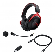 Casti gaming wireless HyperX Cloud II Wireless, Black/Red, [4P5K4AA] thumbnav 6