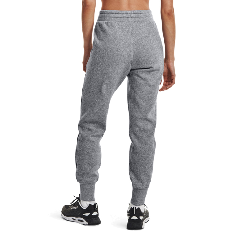 Pantaloni Under Armour Rival Fleece Joggers L Gri Femei photo 4