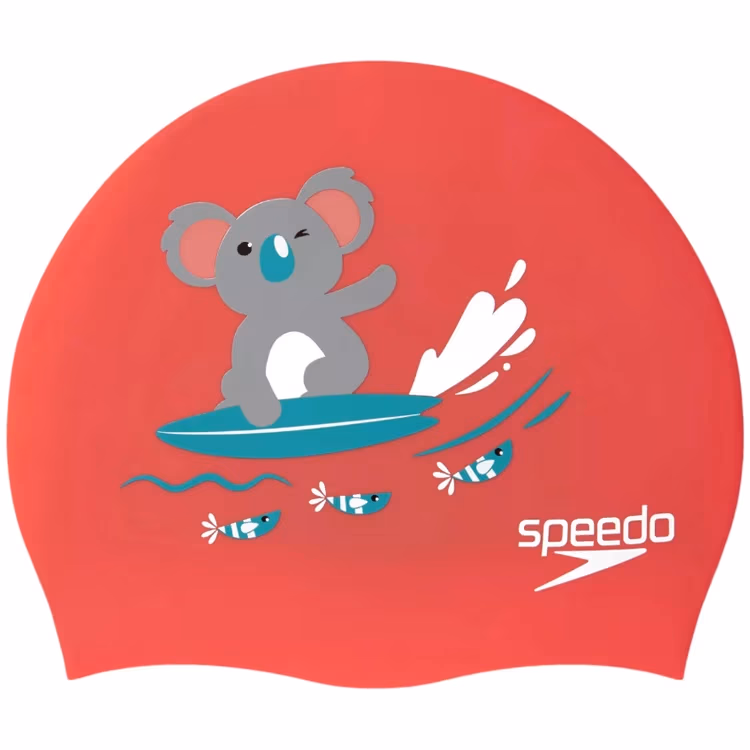 Силиконовая шапочка для плавания Speedo SLOGAN PRT CAP JU