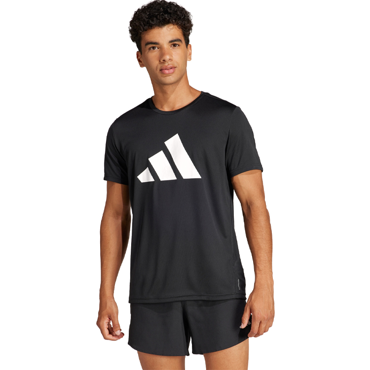 Tricou bărbătesc Adidas RUN IT TEE S Negru photo 5