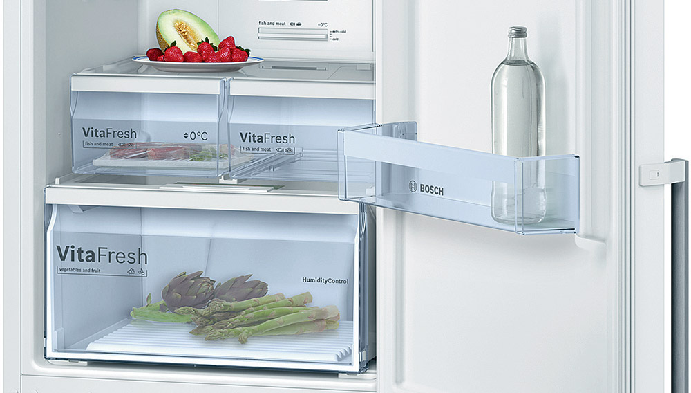 Frigider cu doua usi Bosch KGN39VW35 / 366 l / 203 cm / A++ / Alb photo 3