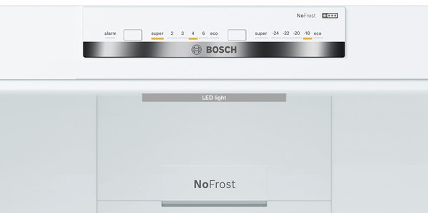 Frigider cu doua usi Bosch KGN39VW35 / 366 l / 203 cm / A++ / Alb photo 4