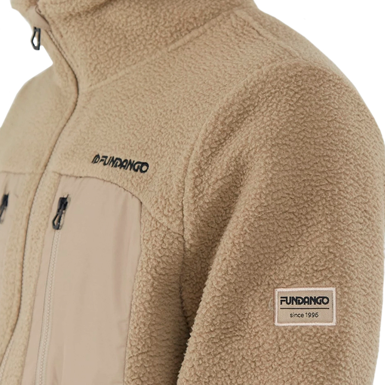 Hanorac pt bărbați Fundango Haven Hybrid Jacket S Bej photo 5
