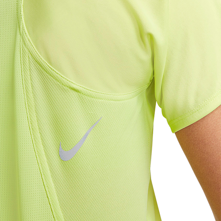 Tricou Nike W NK DF RACE TOP SS / Femei / L / Galben photo 3