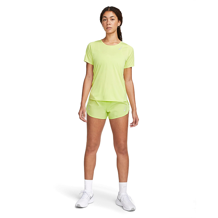 Tricou Nike W NK DF RACE TOP SS / Femei / L / Galben photo 4