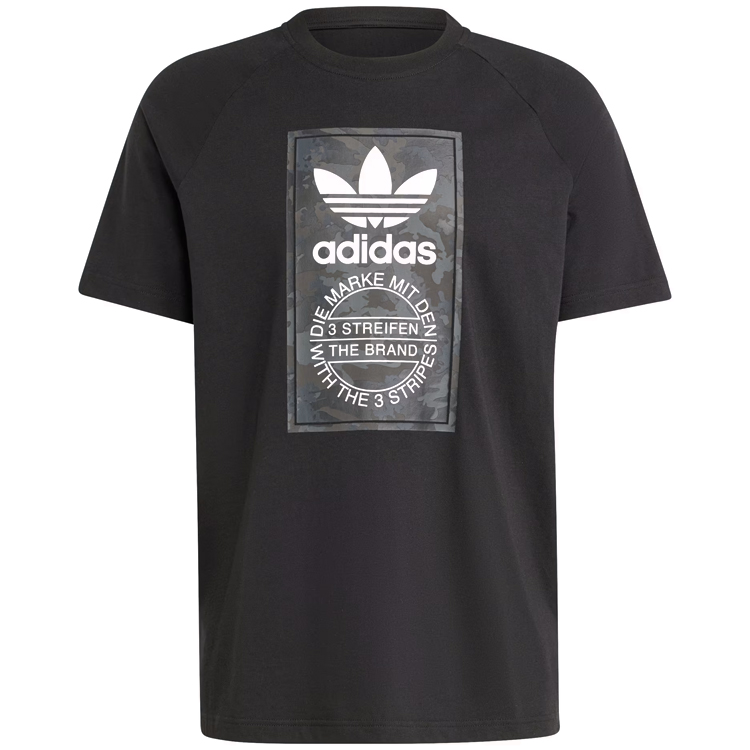 Tricou bărbătesc Adidas CAMO TONGUE TEE XS Negru photo 1 Tricou bărbătesc Adidas CAMO TONGUE TEE XS Negru photo 1