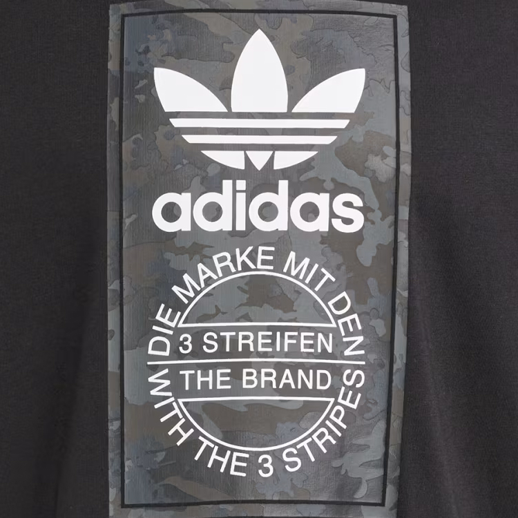 Tricou bărbătesc Adidas CAMO TONGUE TEE XS Negru photo 5